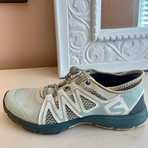 Salomon Women's Athletic Shoes in Light Blue and Gray 8